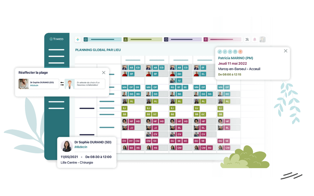 Logiciel de planning et RH pour les cabinets médicaux