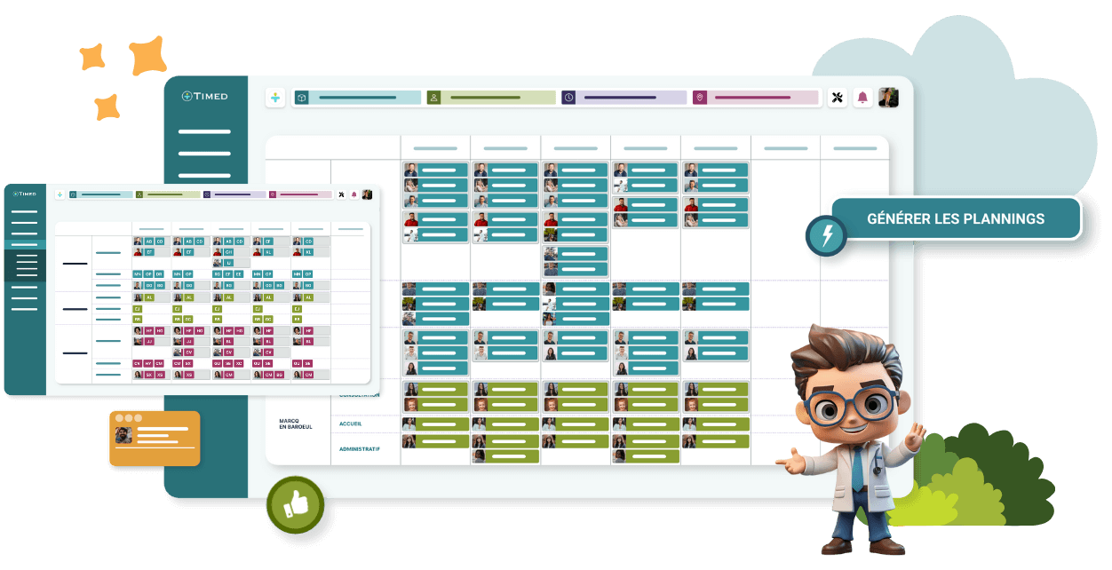 planning et RH pour les cabinets medicaux